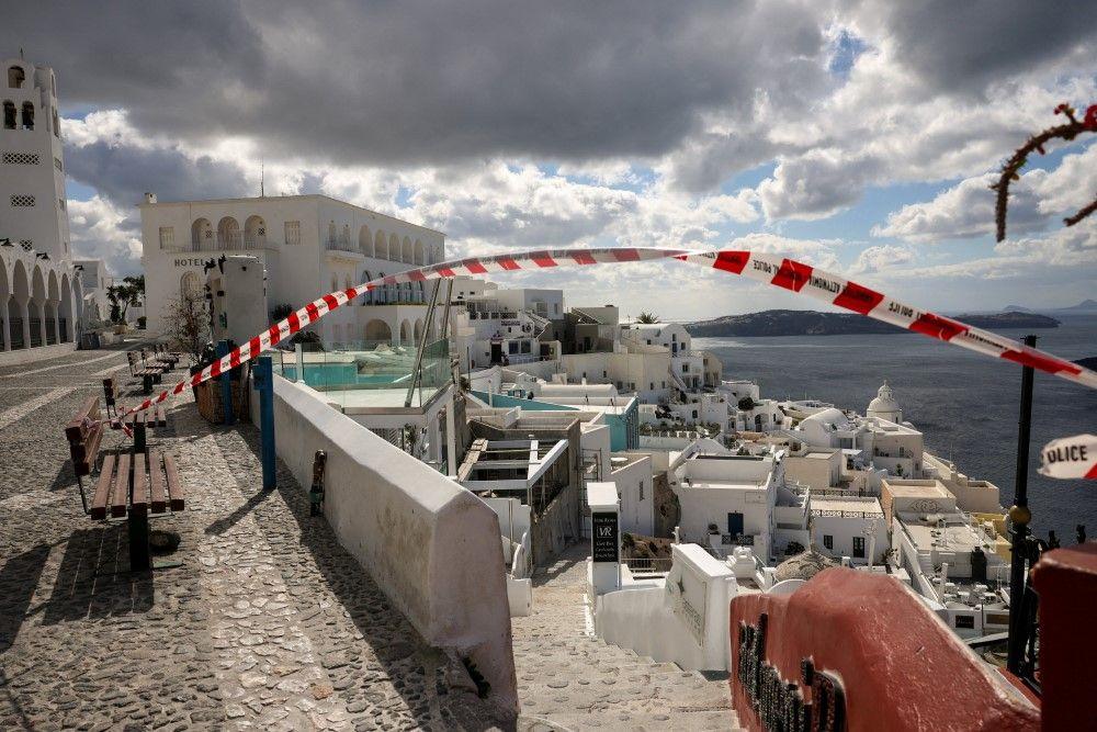 santorini, zemljotresi na santoriniju