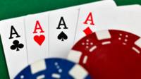 Four aces and chips