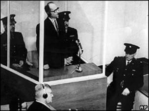 Adolf Eichman en el juicio