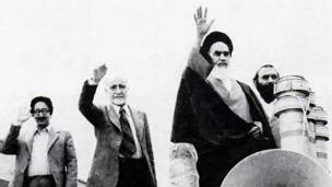 آیت الله خمینی، مهدی بازرگان، ابوالحسن بنیصدر
