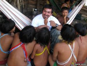 David Good con los Yanomami