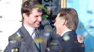 Tom Cruise y David Miscavige 