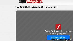 Falsa actualización de Flash Player