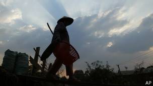 Trabajador Camboya