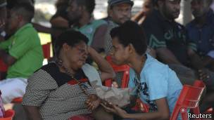 Familiares accidente de Indonesia