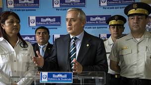 Conferencia de prensa de Otto Pérez Molina