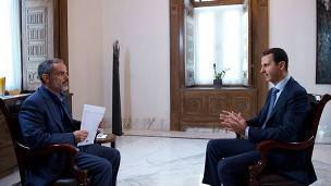 Bashar Al Asad en una entrevista