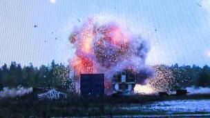 Simulacro de explosión