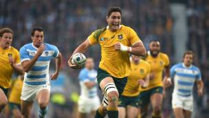 El jugador australiano Rob Simmons