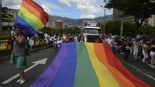 Marcha gay en Bogotá