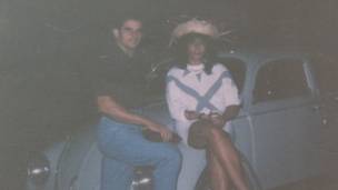 Foto de archivo de Raquel de Oliveira y Ednaldo de Souza