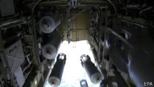 Bombas lanzadas por Rusia contra Estado Islámico en Siria