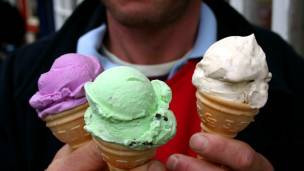 Conos de helado.
