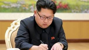 Kim Jong-Un, líder de Corea del Norte