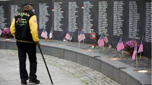 Monumento a los caídos en la guerra de Vietnam.