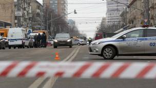Policía en Moscú