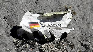 Restos del avión