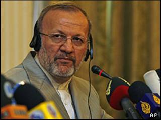 منوچهر متکی وزیر خارجه ایران