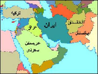 نقشه خاورمیانه