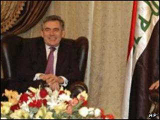 براون در عراق