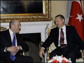 اردوغان و اولمرت