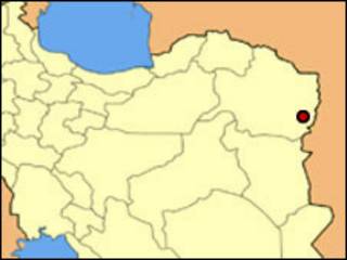 تربت جام در نقشه ایران