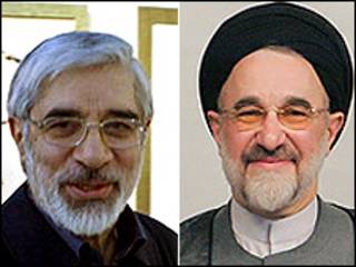 میرحسین موسوی و محمد خاتمی