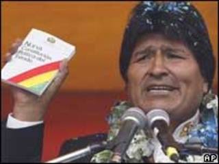 Evo Morales, presidente da Bolívia