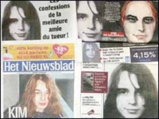 Jornais belgas mostraram fotos de Kim De Gelder, acusado dos crimes