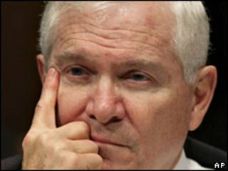 O secretário de Defesa dos Estados Unidos, Robert Gates