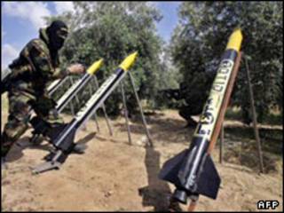 موشکهای دست ساز فلسطینی