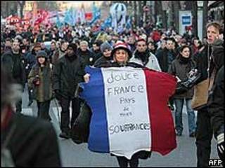 Manifestação em Paris (AP)