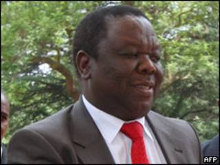 O líder da oposição no Zimbábue, Morgan Tsvangirai (AFP)