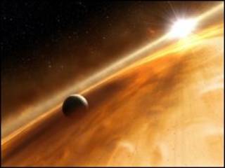 Estrela Fomalhaut e planeta