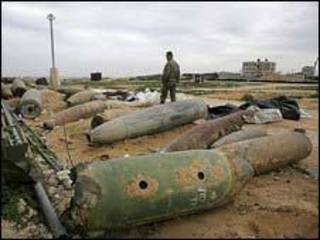 Bombas que não explodiram em Gaza