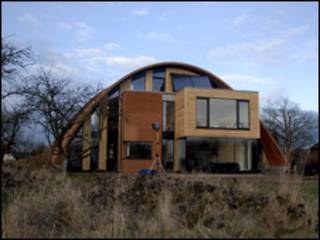 Protótipo de casa verde (foto: Hawkes Architecture)