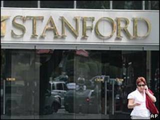 Cliente do banco Stanford em Caracas, Venezuela