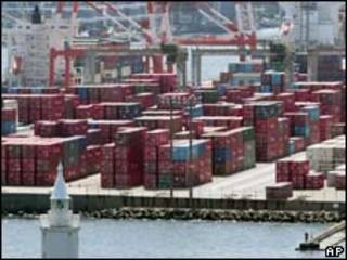Porto de Yokohama, no Japão (arquivo/AP)