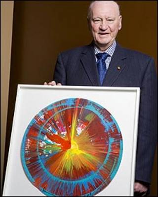 Huyền thoại bóng đá Robson và bức tranh của Damien Hirst