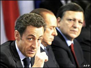 O presidente francês, Nicolas Sarkozy