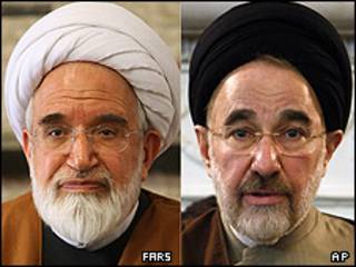 محمد خاتمی و مهدی کروبی