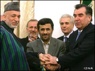 رحمان، احمدی نژاد، کرزی