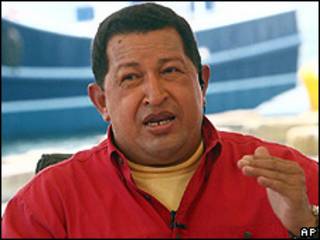 Hugo Chávez, presidente de Venezuela