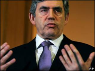 Gordon Brown, primer ministro británico