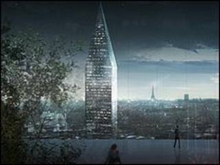 Balcón diseñado por Jean Nouvel