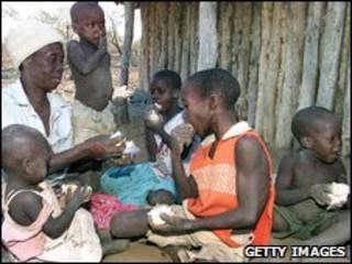 Família na África