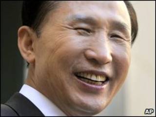 O presidente da Coreia do Sul, Lee Myung-bak