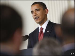 O presidente dos EUA, Barack Obama, durante coletiva de imprensa nesta terça-feira (AP)