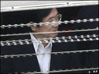 El ex presidente de Taiwán, Chen Shui-bian