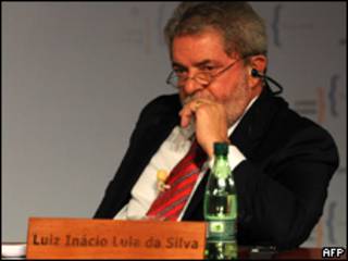 Lula durante reunião em Viña del Mar